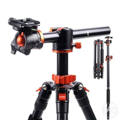 K&F Camera Tripod 10kg Load Flexible Travel Tripod 1.7m