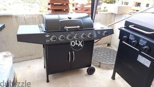 Barbecue grill , 6 burners with side burner 0