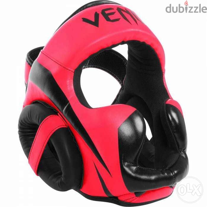 Venum Elite Headgear-Black/red 1