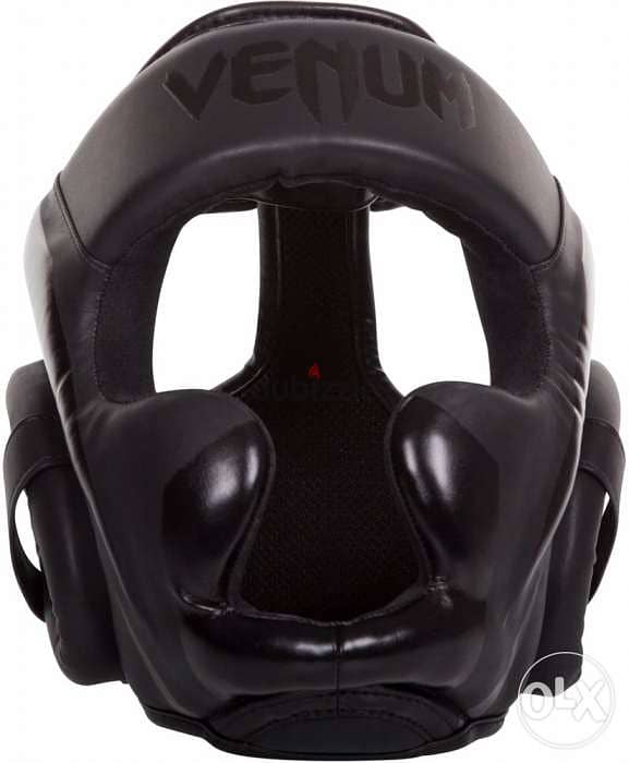 Venum Elite Headgear-Black/red 2