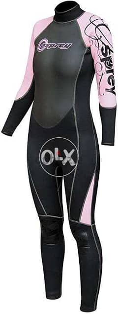 Authentic Osprey OSX Black & Pink Full Length Wetsuit for Sale