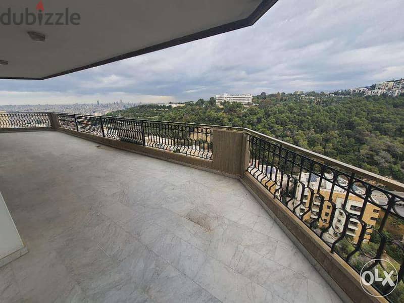 3 master bedrooms apartment + open sea view for sale in Baabda / Yarze 0