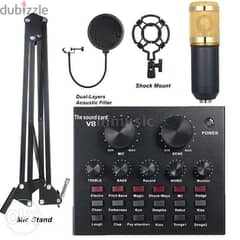 M800 Professional Condenser Microphone + mixer