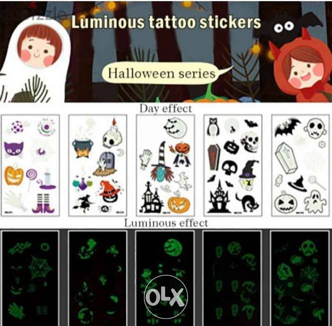 Funny luminous tattoos for kids 4
