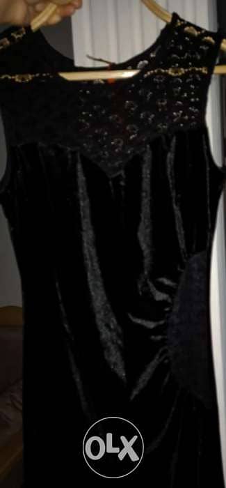 New dress made in germany فستان مخمل اسود صنع المانيا 2