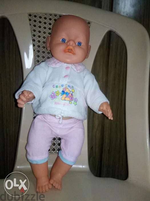 BABY BORN Big original doll SOFT TOUCH 42 Cm in outfit still good=16$ 4