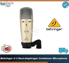 Behringer C-3 Dual-diaphragm Condenser Microphone Cardioid, Omni