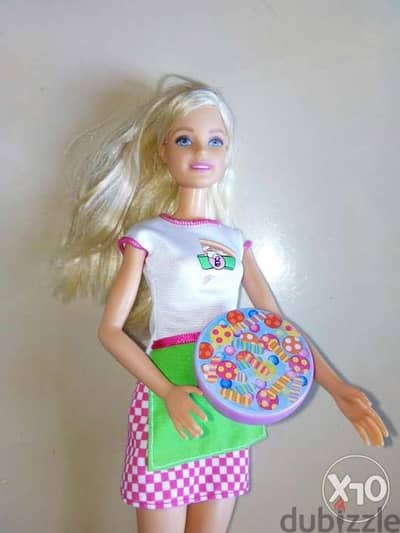 Barbie I CAN BE A PIZZA SHEF as new Mattel doll 2020 +PLAY DOH box=16$