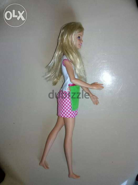 Barbie I CAN BE A PIZZA SHEF as new Mattel doll 2020 +PLAY DOH box=15$ 3