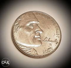 USA Jefferson 5 Cents Ocean In View 2005 0