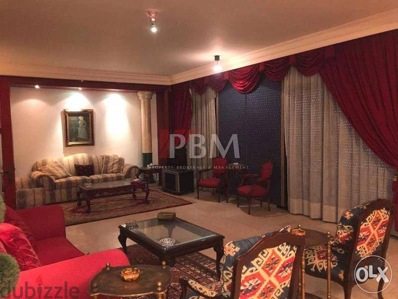 Charming Furnished Apartment For Rent Baabda | 315 SQM | 1