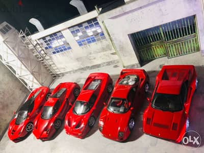 1/18 diecast Ferrari “The Big Five” BBR, Kyosho and other brands