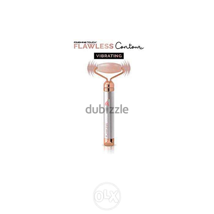 FINISHING TOUCH Facial Roller Vibrating Rose Quartz Flawless Massager 4