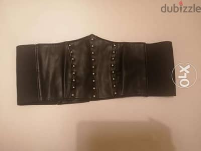 Leather belt