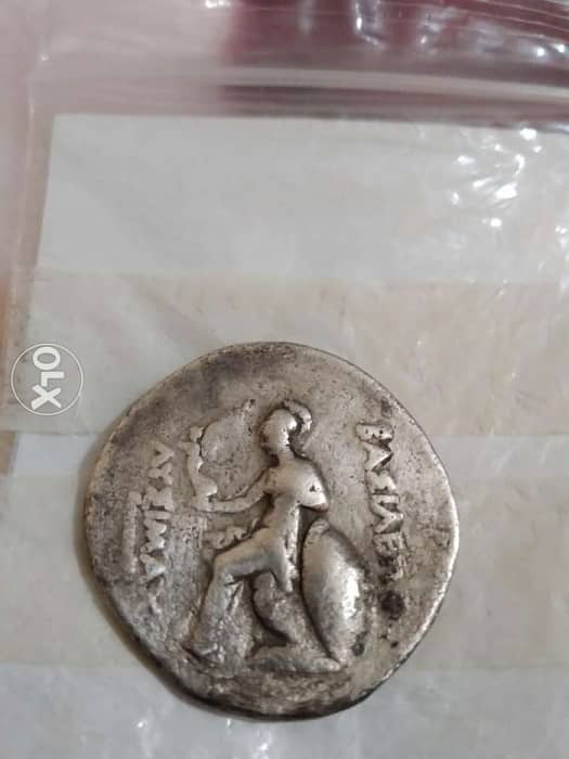 Ancient Greek Silver Coin Tetradrachm Lysimachus King year 294 BC 1