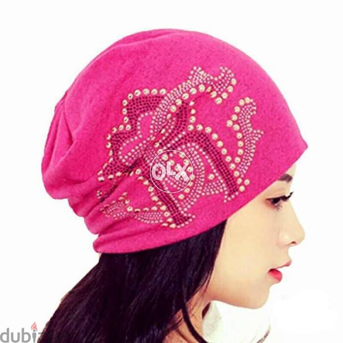 Hot Sale Rhinestone logo ROBERTO CAVALLI Beanies Fall Winter 1