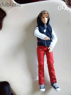 JUSTIN BIEBER Celebrety singer RARE weared as new doll +shoes=18$