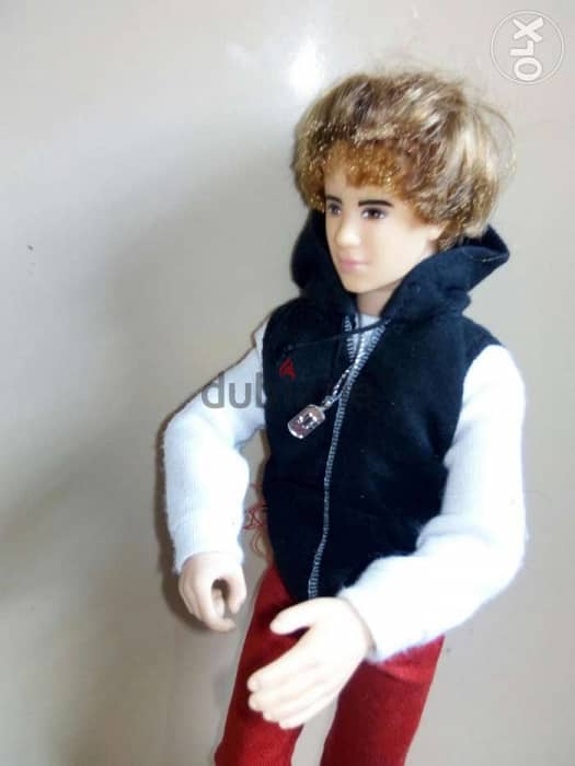 JUSTIN BIEBER Celebrety singer RARE weared as new doll +shoes=18$ 3