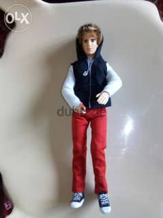 JUSTIN BIEBER Celebrety singer RARE weared as new doll +shoes=18$