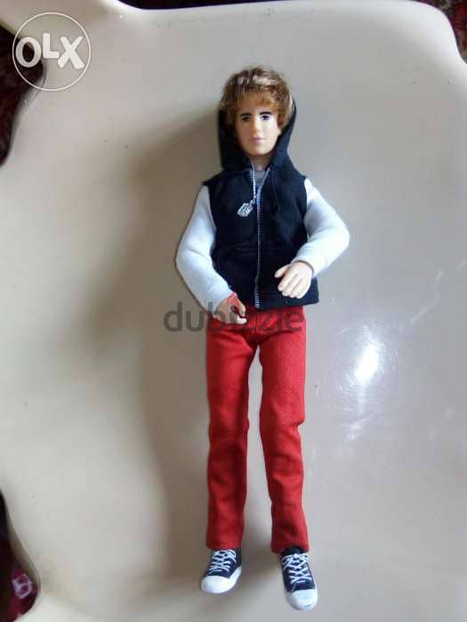 JUSTIN BIEBER Celebrety singer RARE weared as new doll +shoes=18$ 4