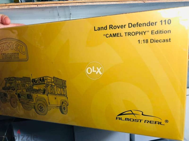 1/18 RARE diecast D110 Land Rover Camel Trophy 1st Edition Almost Real 8