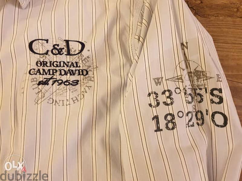 CAMP DAVID shirt, original, very good condition, XL 5