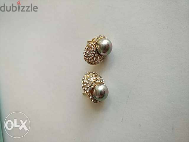 Strass pearl earrings - Not Negotiable 1