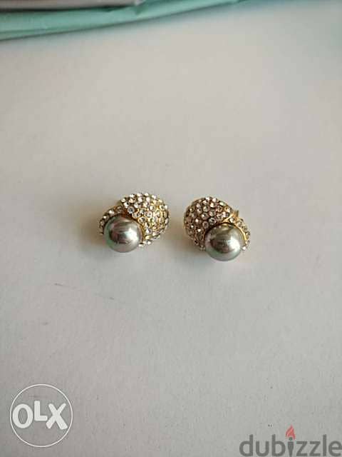 Strass pearl earrings - Not Negotiable 0