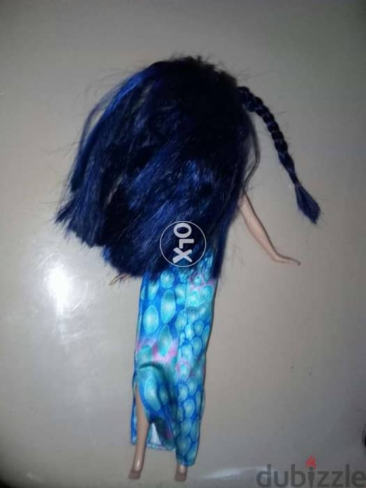 Barbie FAIRYTOPIA long dark blue hair as new doll unflex legs style=16 3