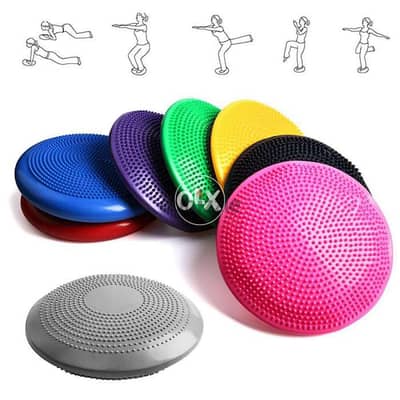 Yoga Balance Disc Inflatable Stability Wobble Cushion