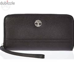 Timberland Women's Leather RFID Zip Around Wallet Clutch with Wristlet