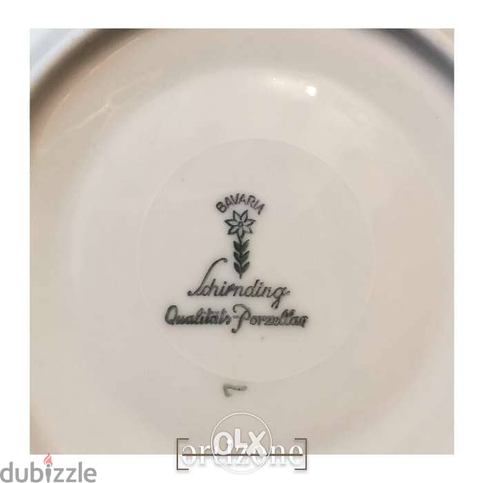 Bavaria Porcelain Trio Tea Cup, Saucer & Dessert Plate 6