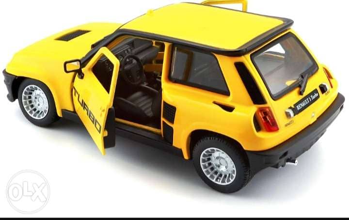 Renault Turbo 2 diecast car model 1:24 3