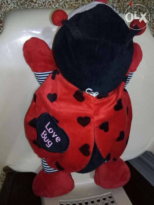 Offer: LOVE BUG Plush stuffed room or car Valentine Toy 40Cm +hang=11$ 5