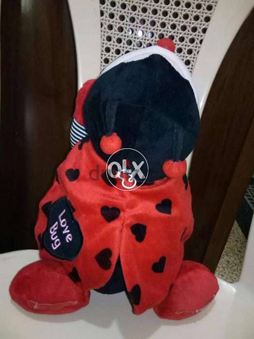 Offer: LOVE BUG Plush stuffed room or car Valentine Toy 40Cm +hang=11$ 0