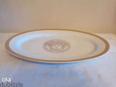 Oval plate Versace