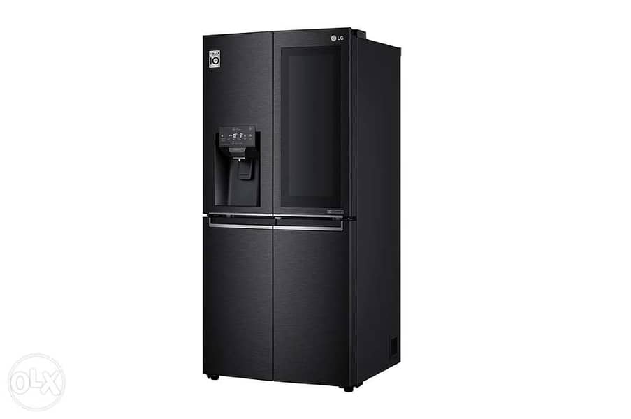 LG براد ٣٣ قدم refrigerator Black matte 30 ft 4 doors 0