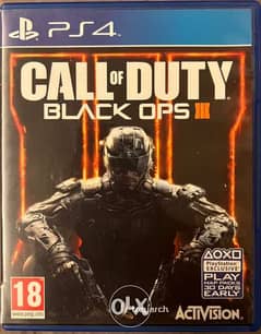 PS4 game CALL OF DUTY