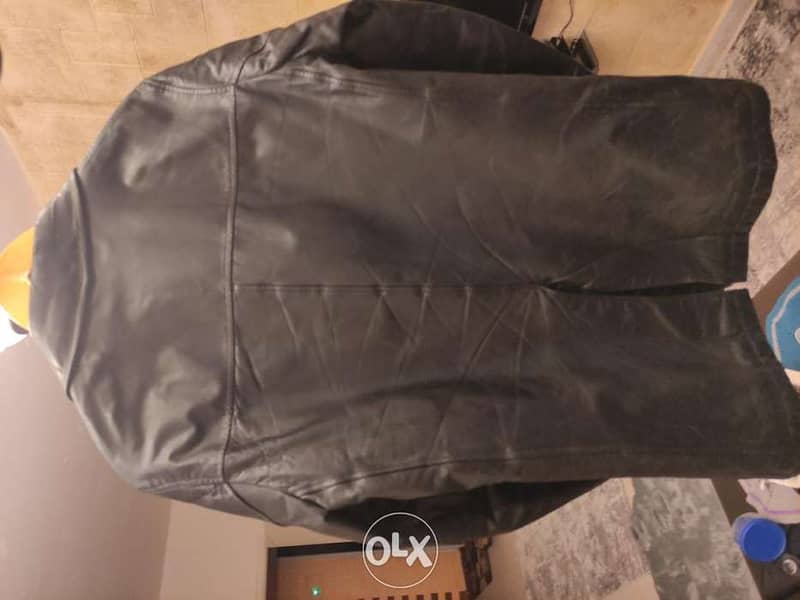 جكايت جلد طبيعي اصلي رجالي genuine leather jacket men 6