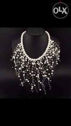 artificial pearl necklace 0