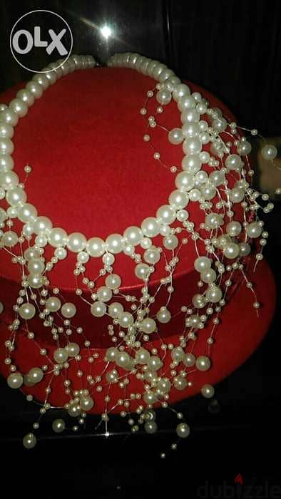 artificial pearl necklace 1