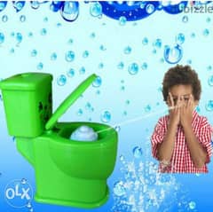 Hilarious toilet water splash prank  toy