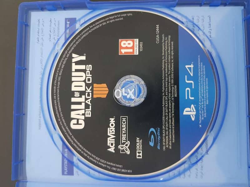 Cd call of duty black ops 4 for ps4 2