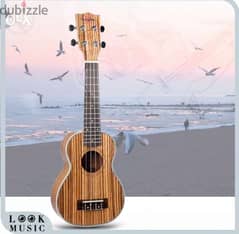 ukulele zebra wood soprano size