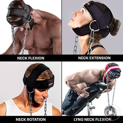 Neck harness for weight lifting