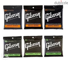 Gibson strings electric acoustic 0