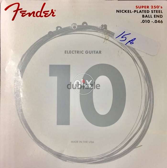 Electric strings fender daddario 2