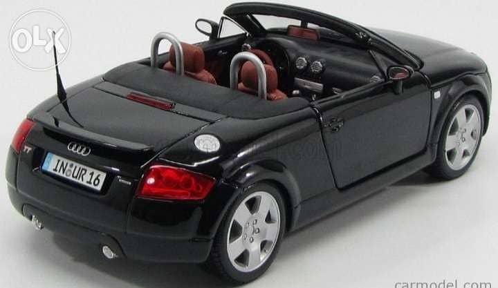 Audi tt Roadster diecast car model 1:18. 4