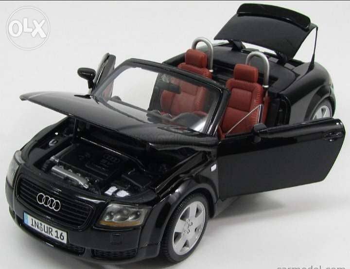 Audi tt Roadster diecast car model 1:18. 5