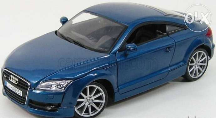 Audi tt Coupe diecast car model 1:18. 0